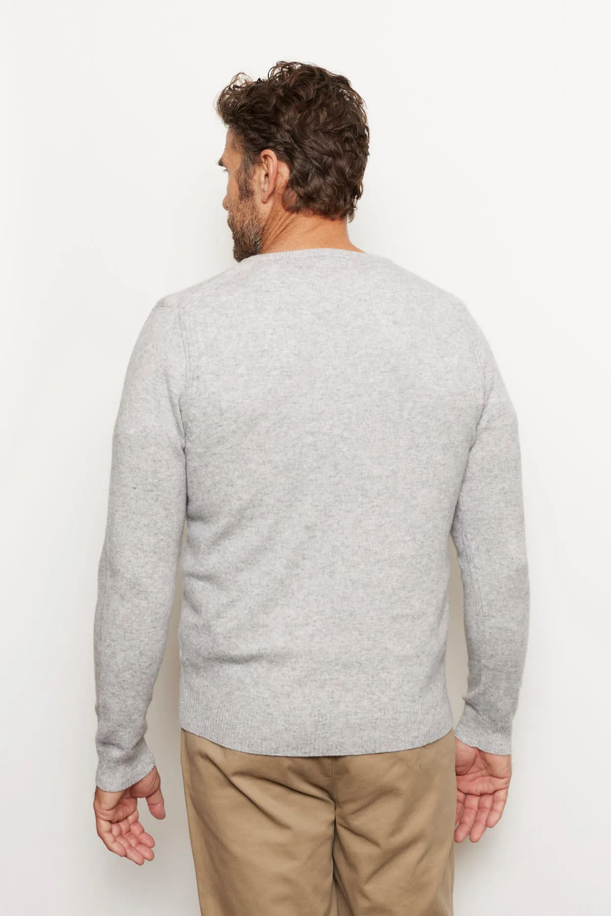 Alex Cashmere Sweater in Grey