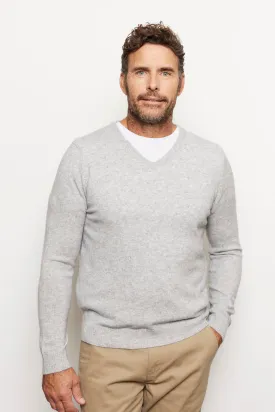 Alex Cashmere Sweater in Grey