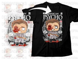 American Psycho Patrick Bateman Popculture Png Digital Download