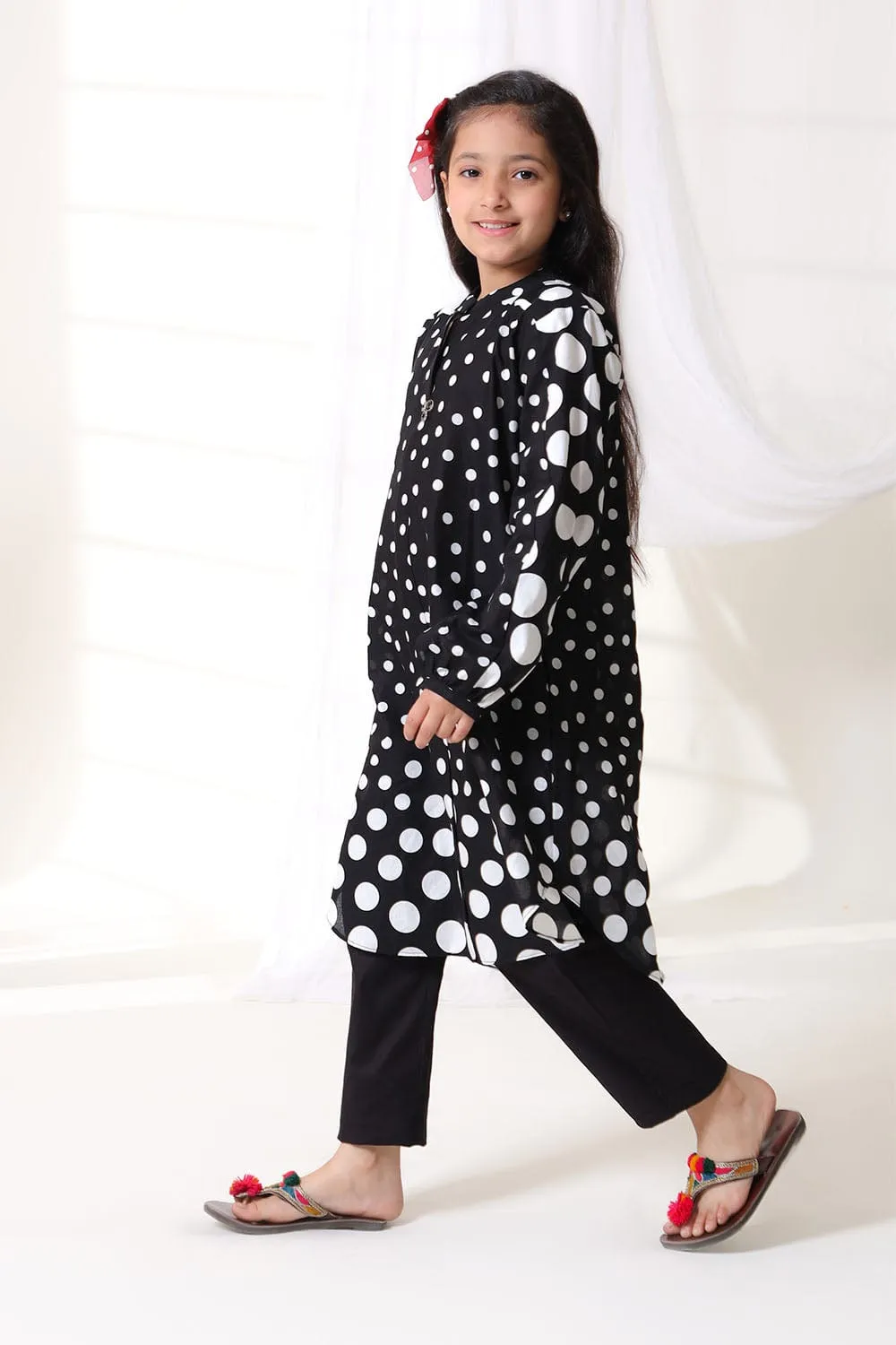 Black Polka Dot Shirt
