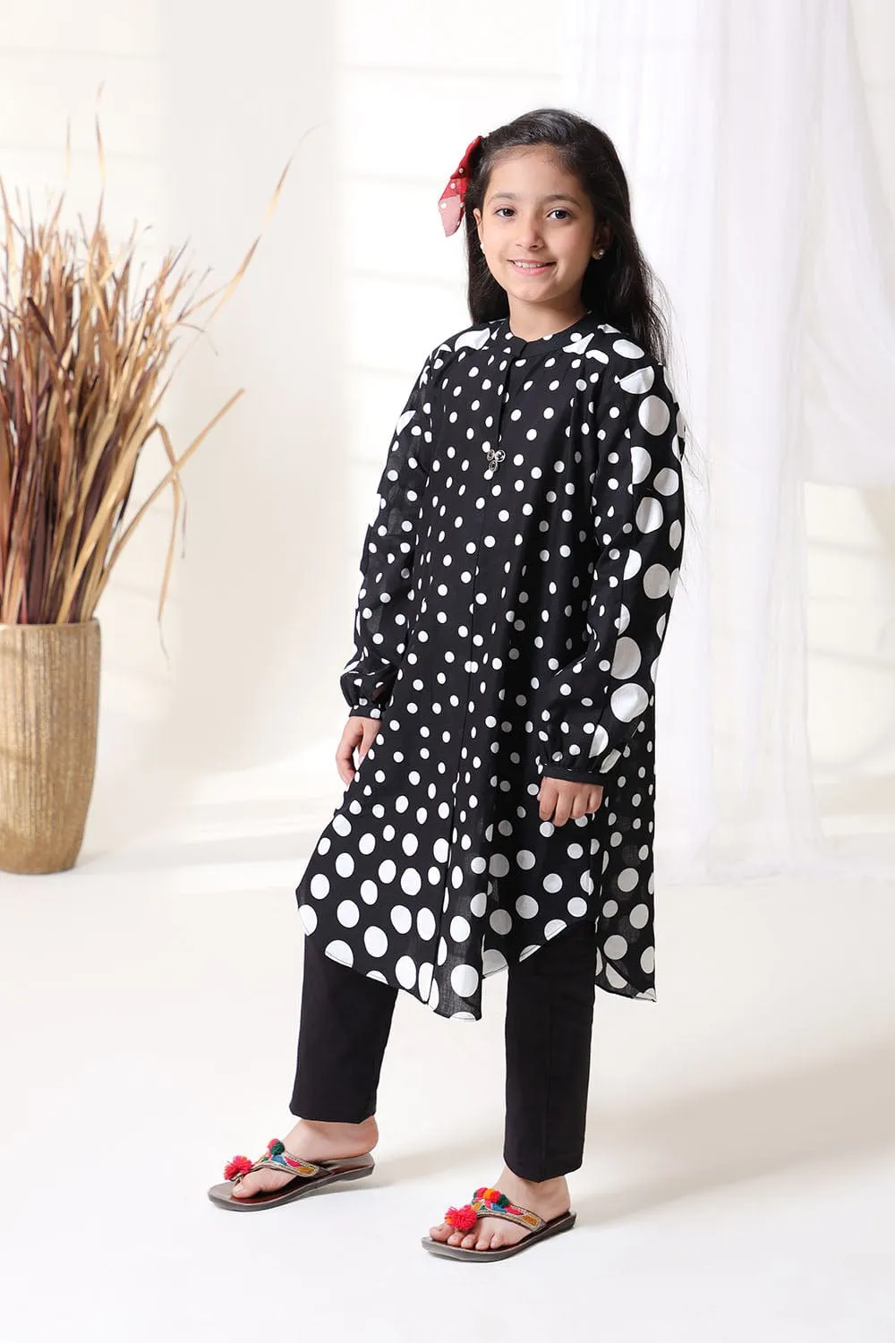 Black Polka Dot Shirt