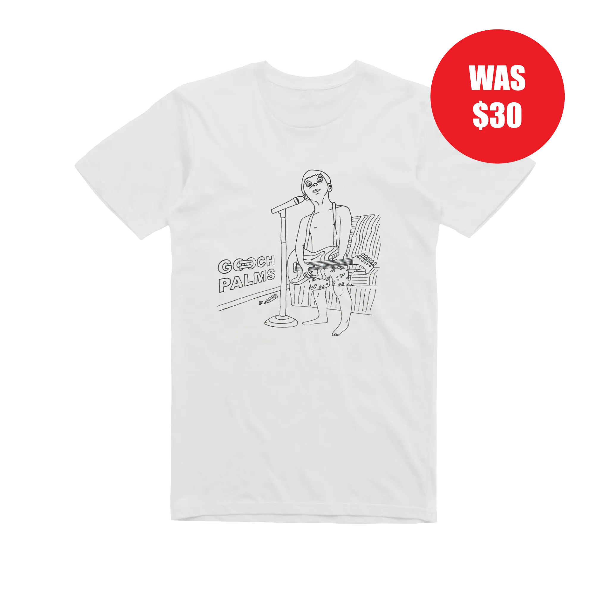 Cartoon Leroy / White T-shirt