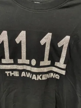 Custom Long Sleeve 11.11 Tee- Silver