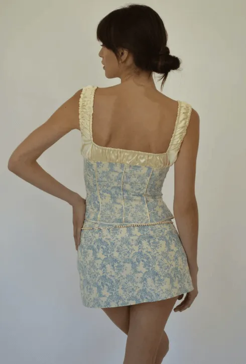 Fait Par Foutch - Blue Toile Set