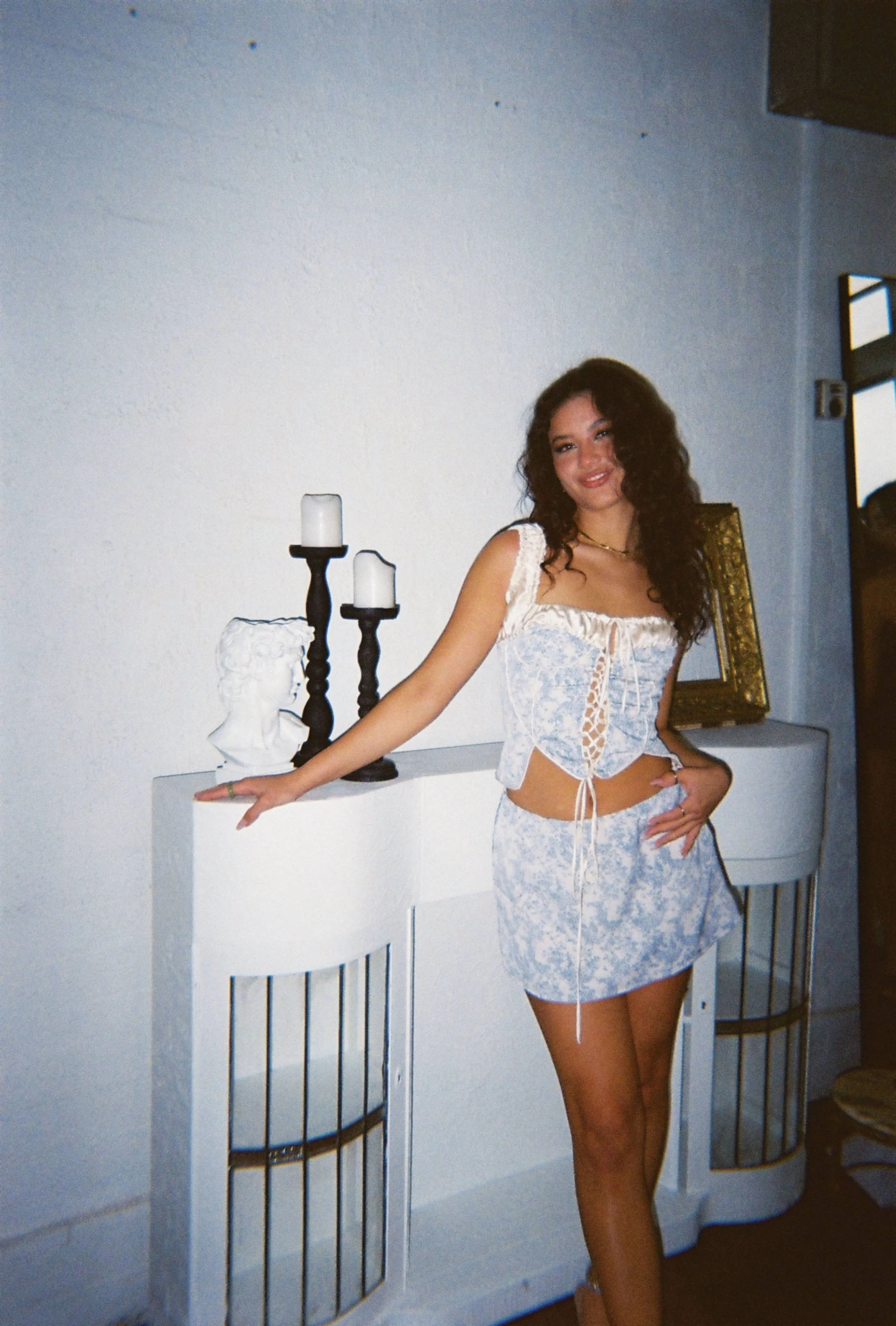 Fait Par Foutch - Blue Toile Set