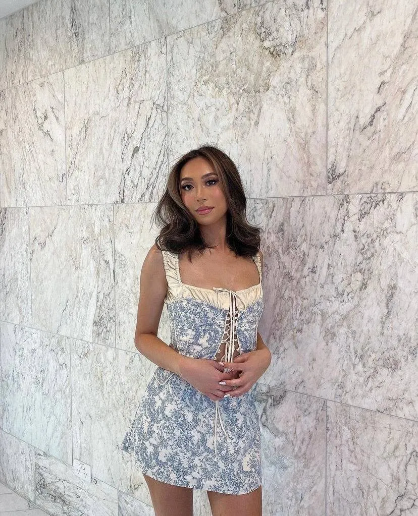 Fait Par Foutch - Blue Toile Set