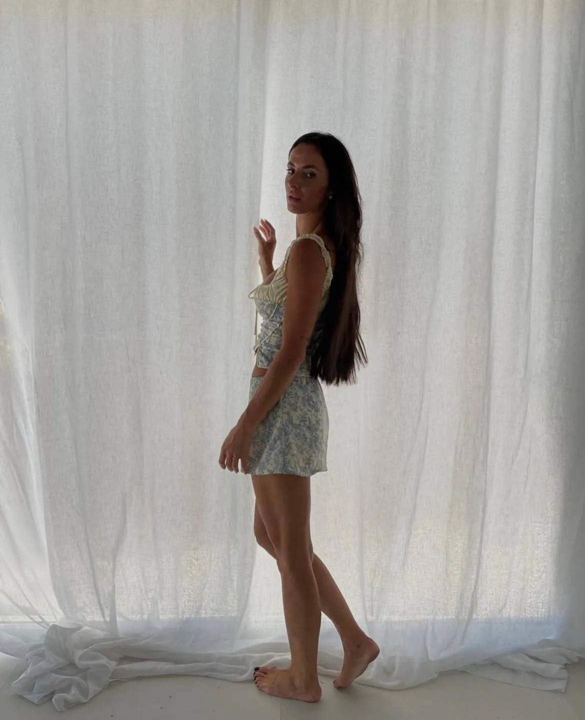 Fait Par Foutch - Blue Toile Set