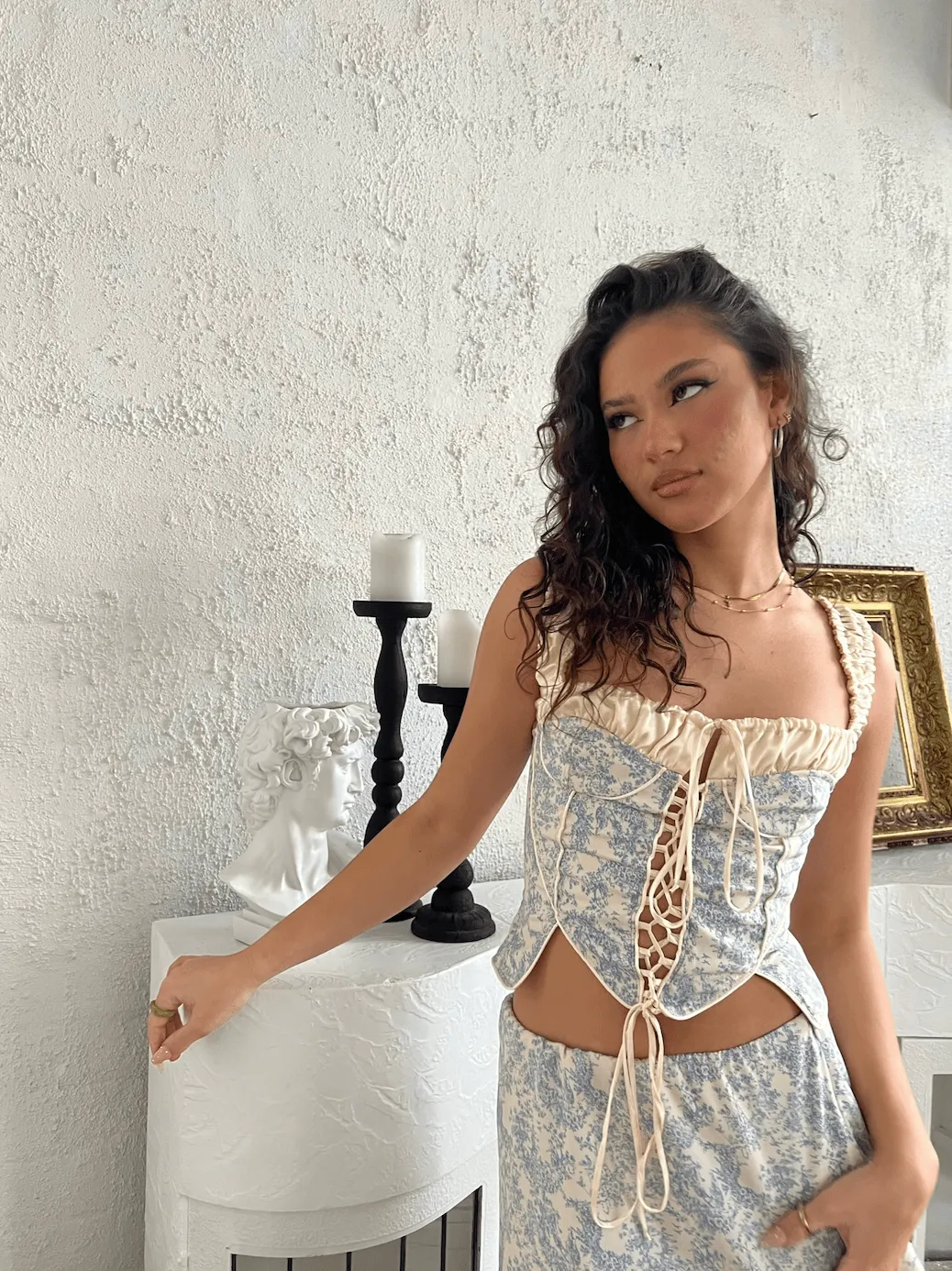 Fait Par Foutch - Blue Toile Set