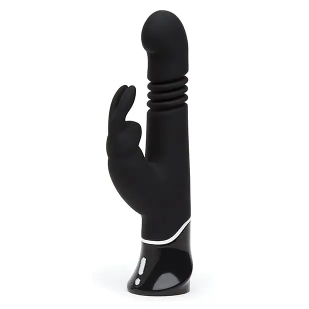 Fifty Shades Of Grey Greedy Girl Rechargeable Thrusting G Spot Rabbit Vibrator - Black