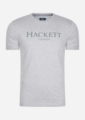 Hackett london t-shirt - light grey marl