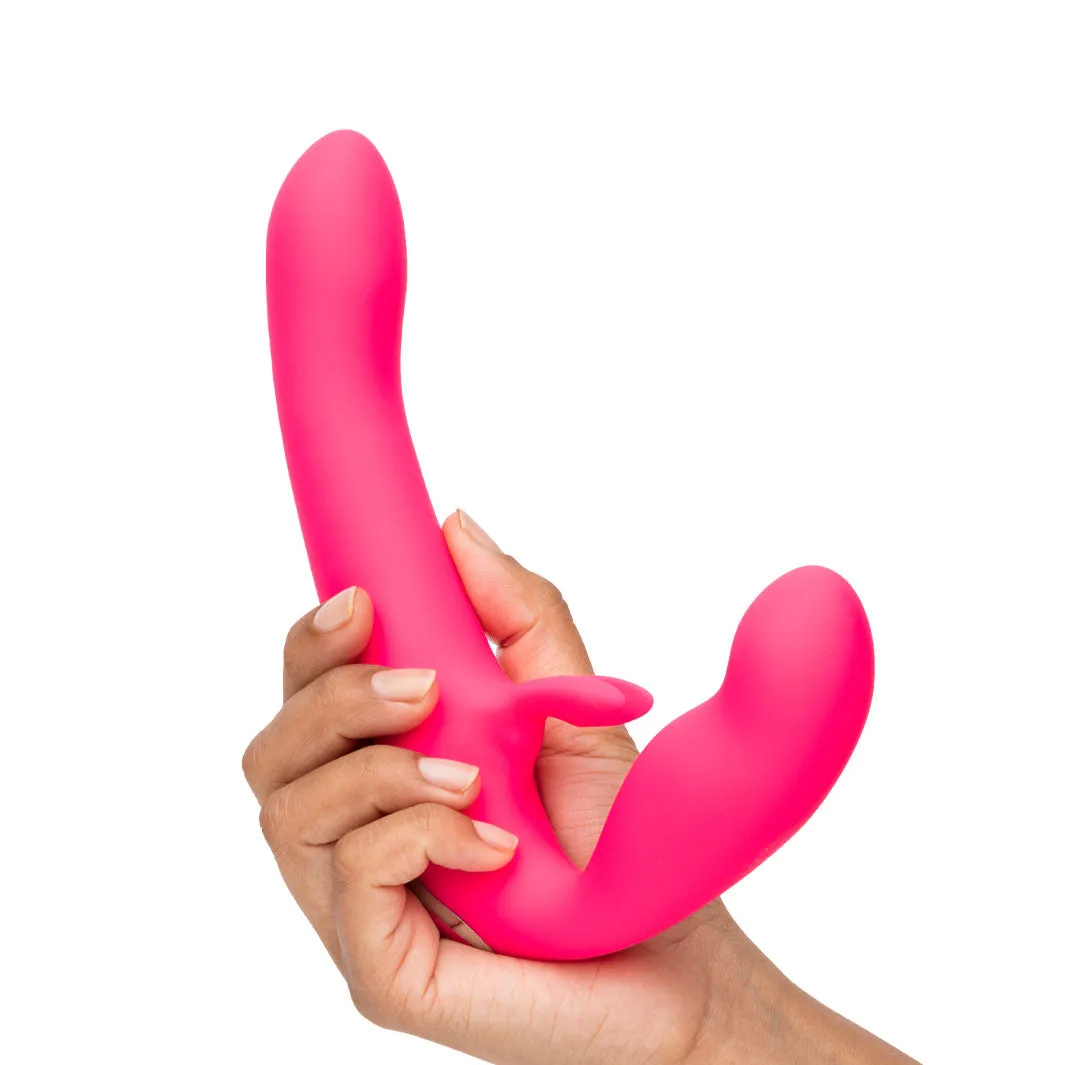 Happy Rabbit Strapless Strap On Rabbit Vibe