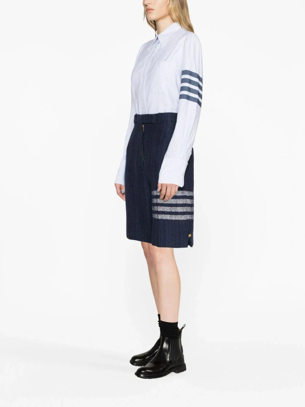 High Waisted Straight Shorts