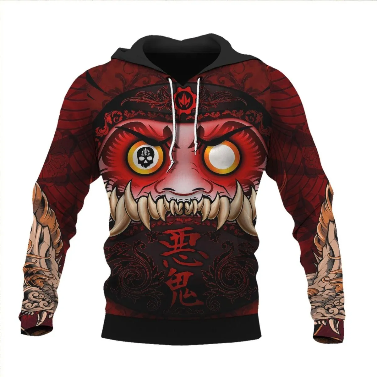 Japanese Daruma Pullover & Zip Hoodie