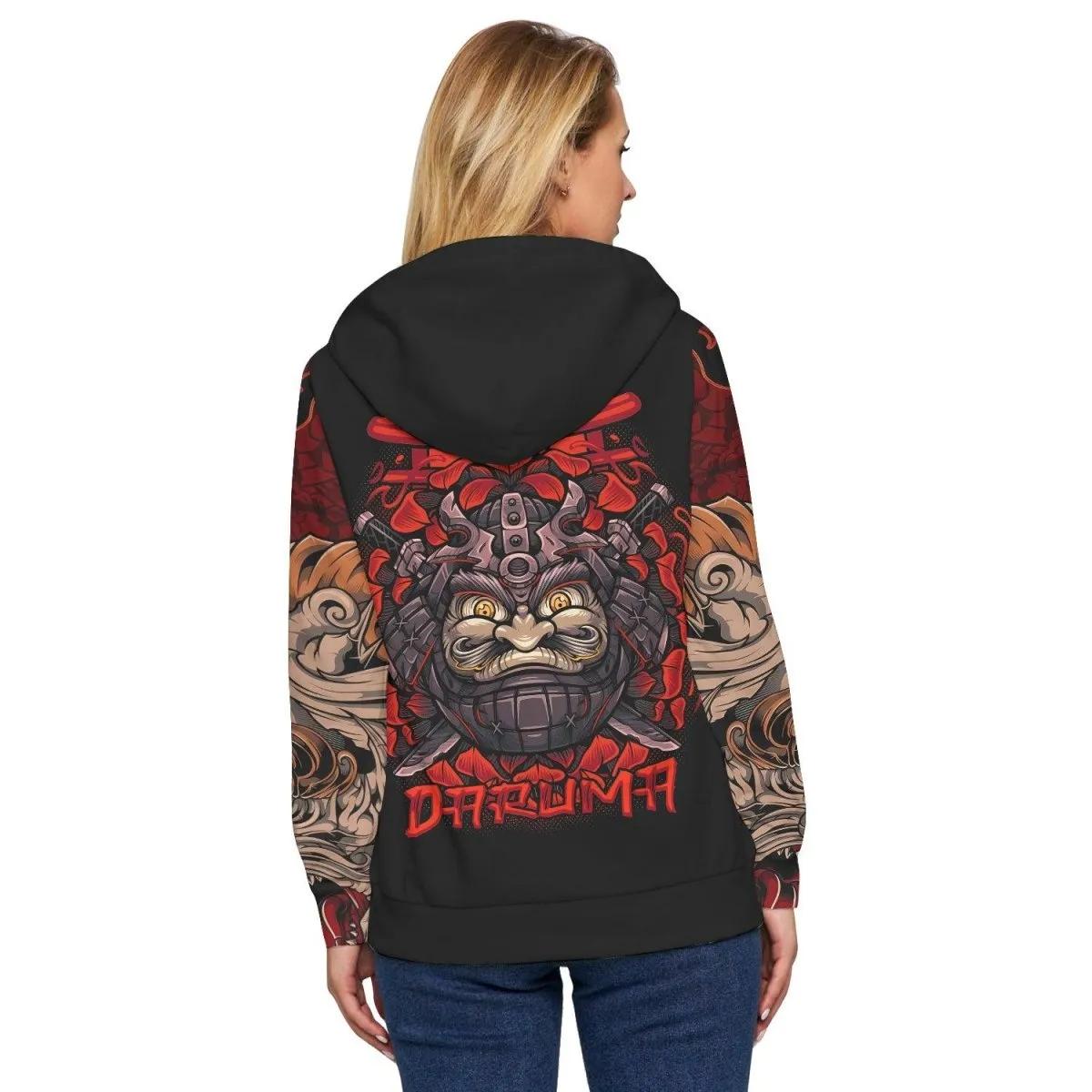 Japanese Daruma Pullover & Zip Hoodie
