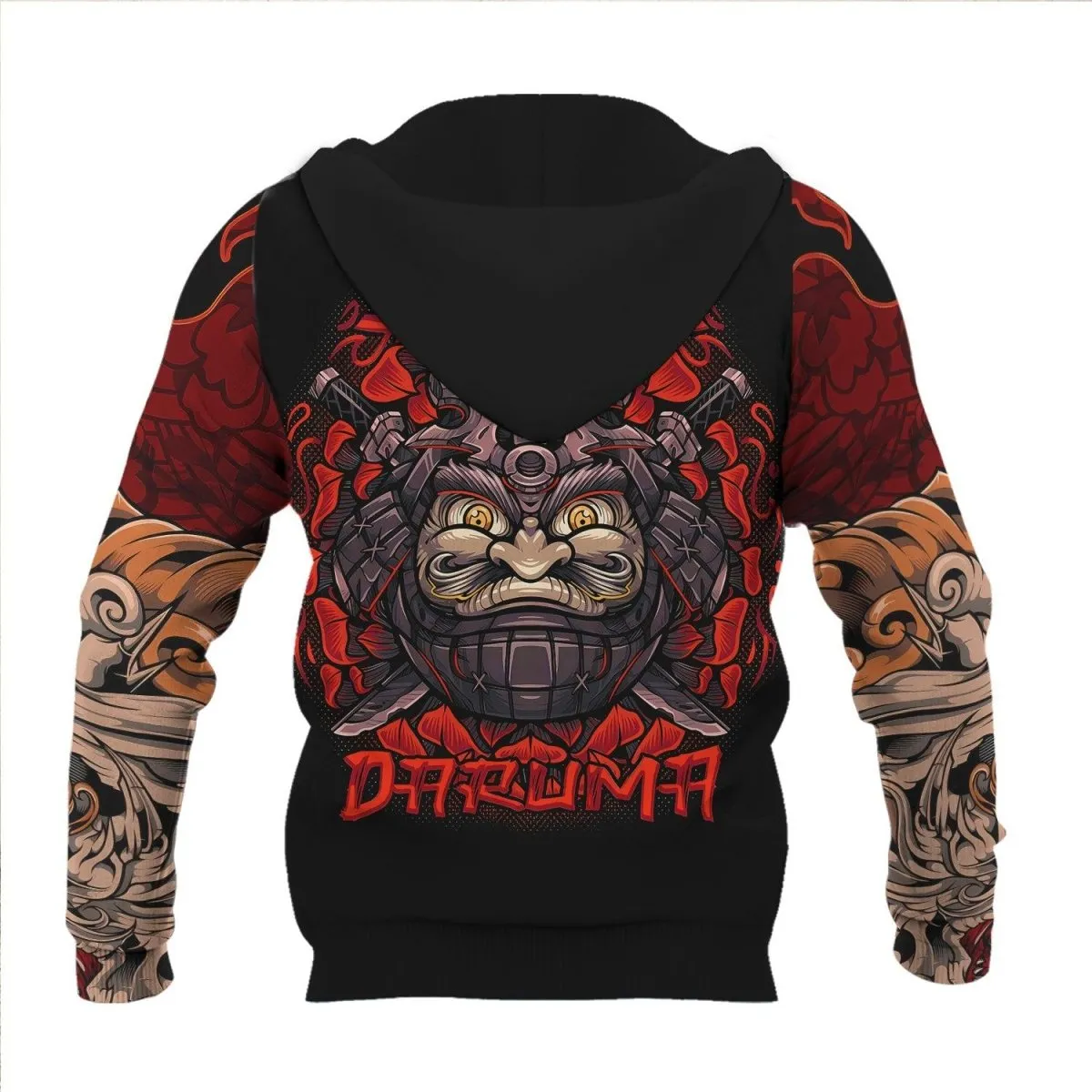 Japanese Daruma Pullover & Zip Hoodie