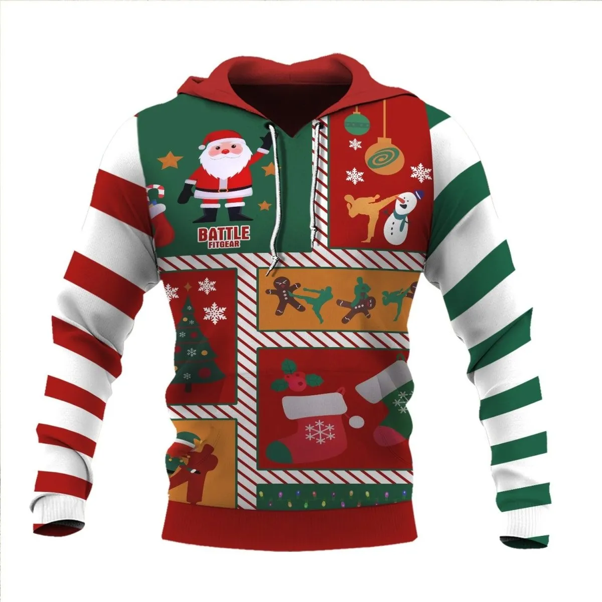 Jiu Jitsu Christmas Pullover & Zip Hoodie