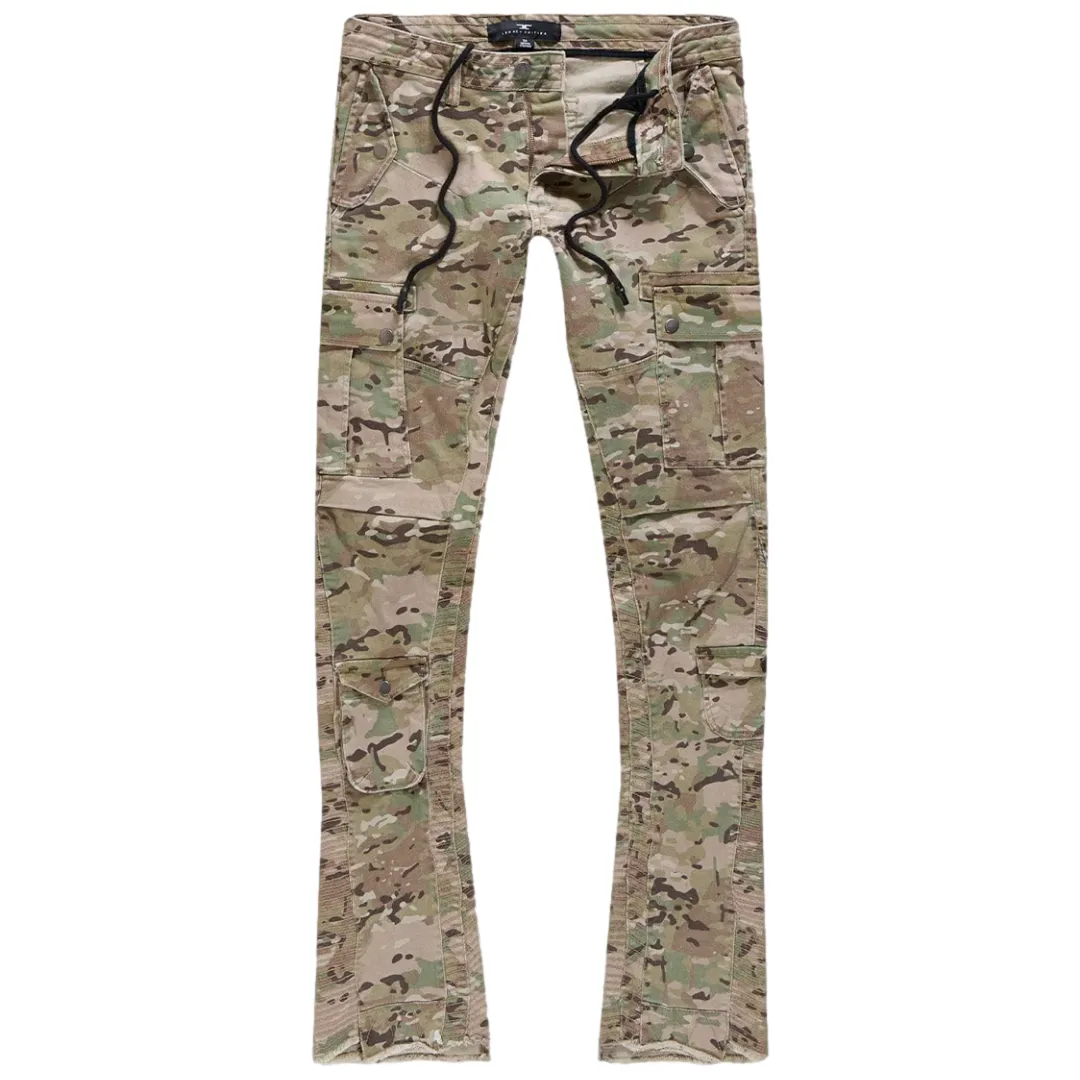 JORDAN CRAIG SEAN STACKED AVIATION GARGO PANTS CAMO 2.0