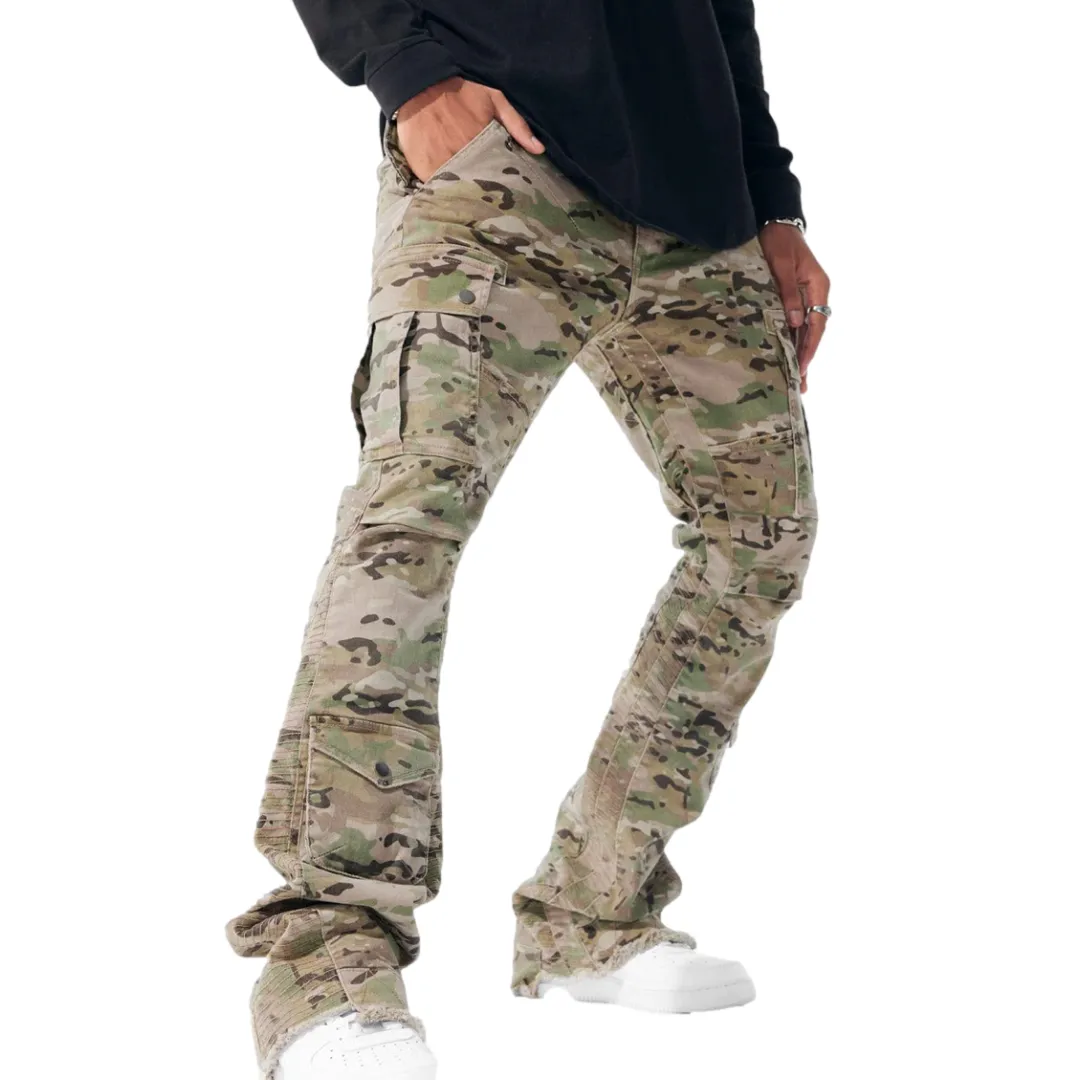 JORDAN CRAIG SEAN STACKED AVIATION GARGO PANTS CAMO 2.0