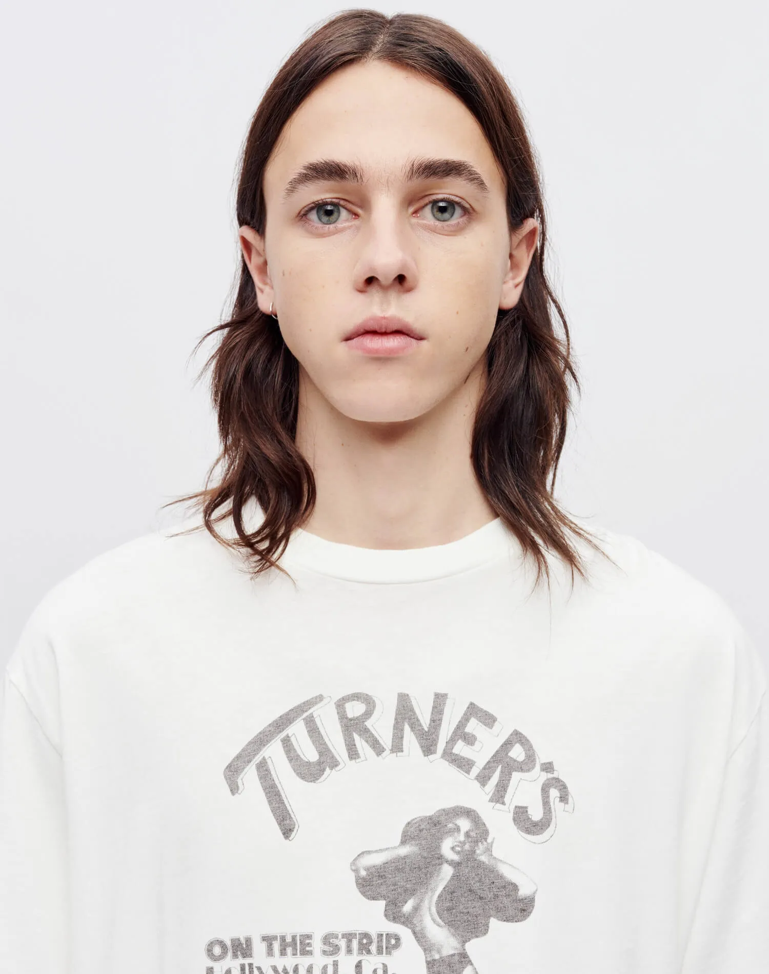 Loose "On The Strip" Tee - Old White