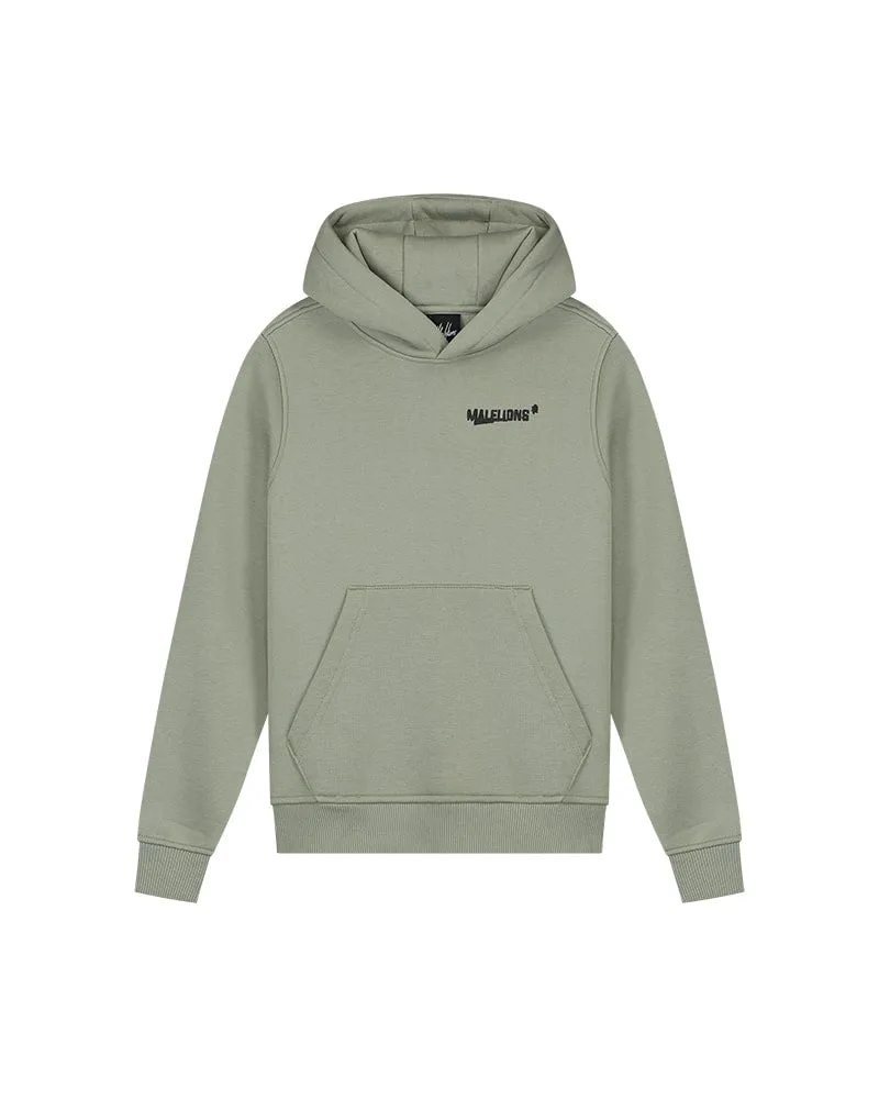 Malelions Junior Inked Hoodie | Seagrass