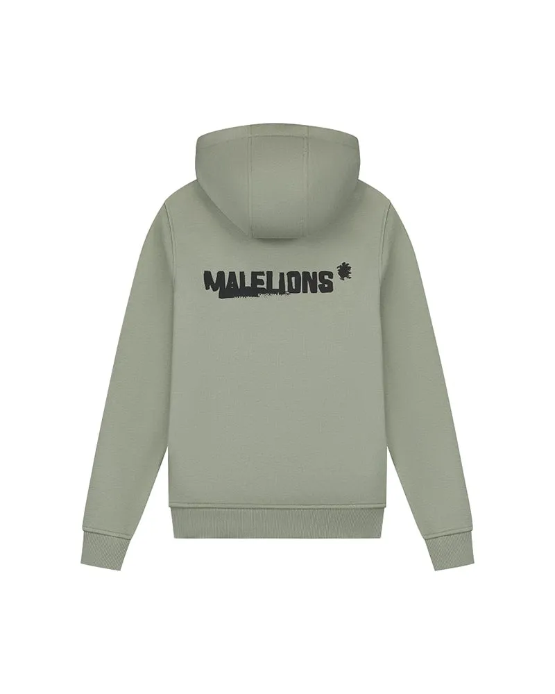 Malelions Junior Inked Hoodie | Seagrass