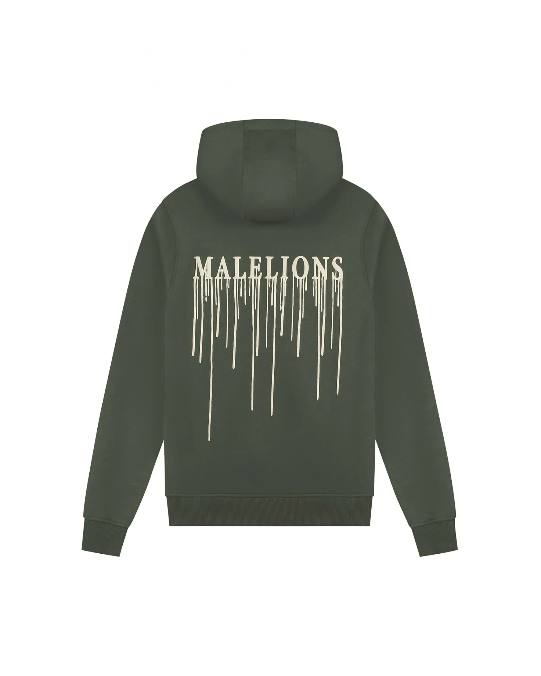 Malelions Junior Painter Hoodie | Army/Off-white