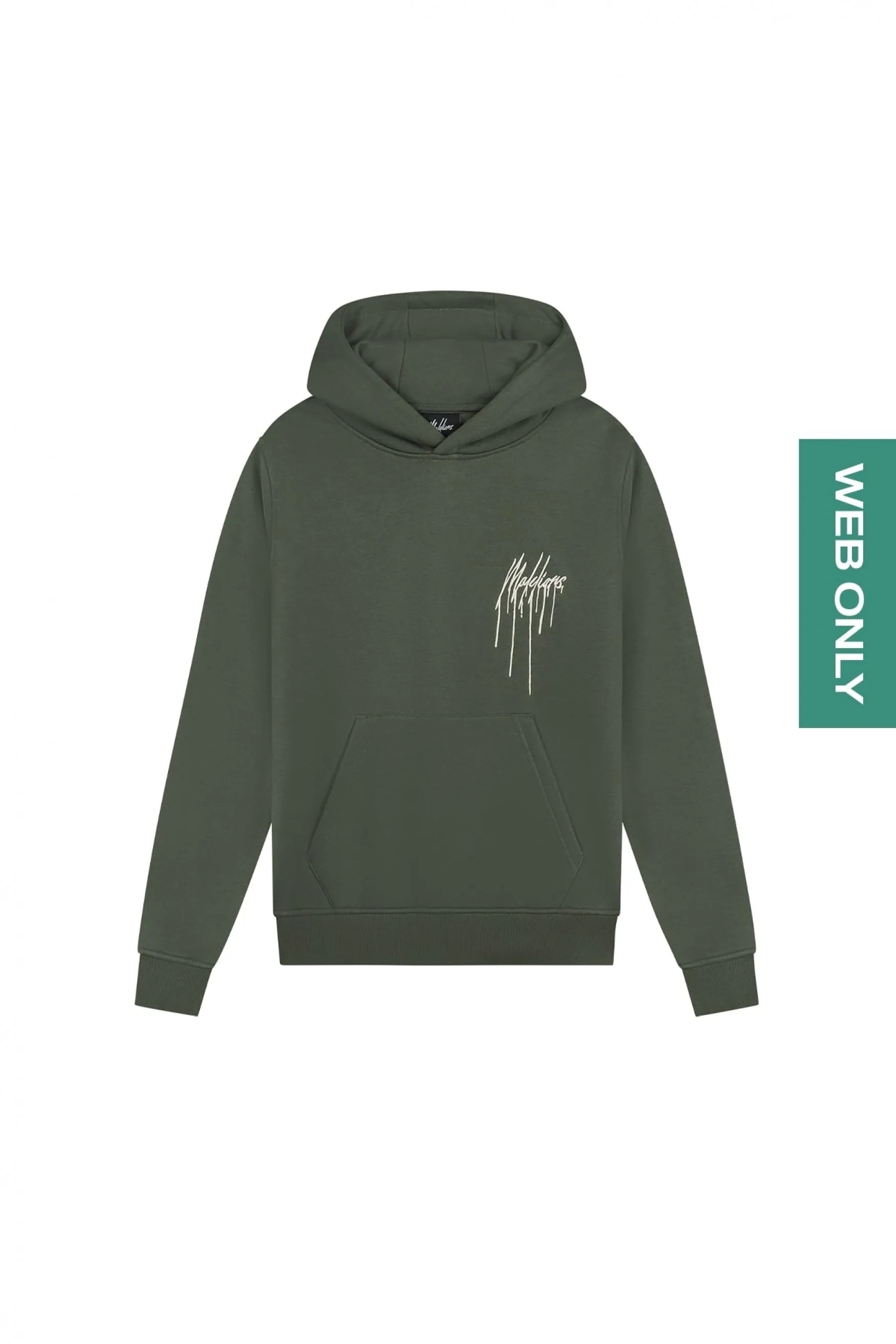 Malelions Junior Painter Hoodie | Army/Off-white
