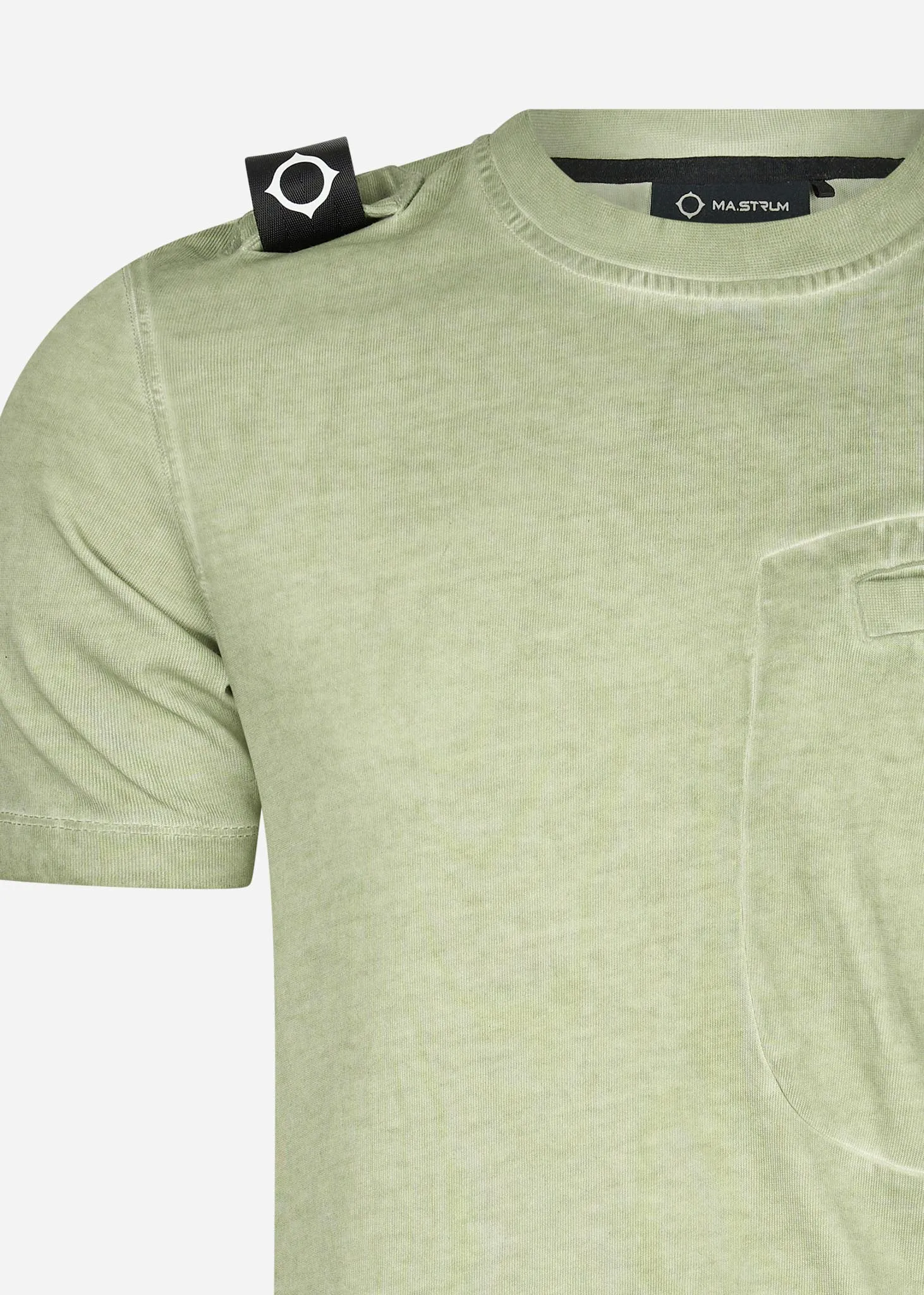 Oil wash tee shirt - tea