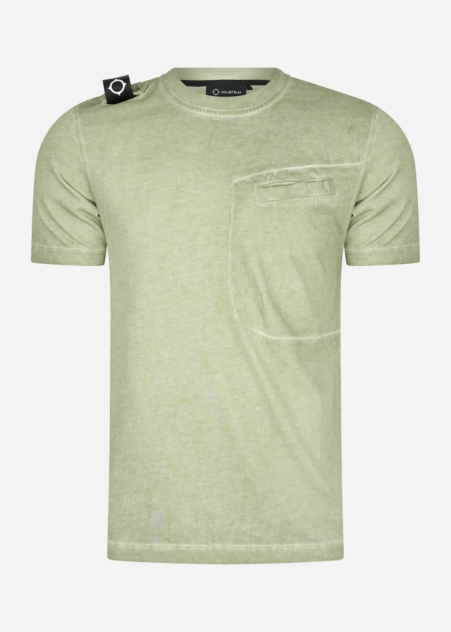Oil wash tee shirt - tea