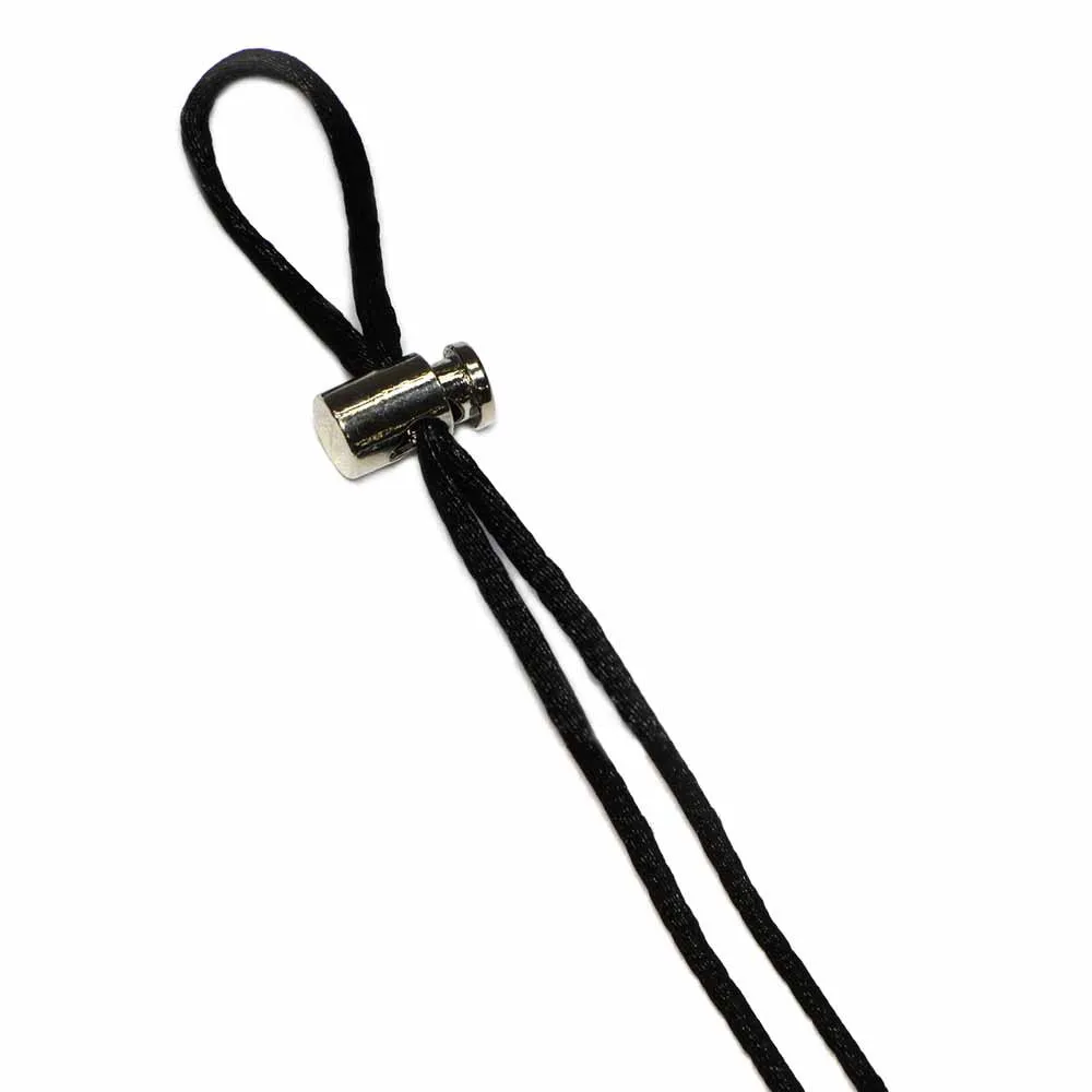 UNIQUE SEWING Metal Cord Stops - Gunmental - 2 pcs